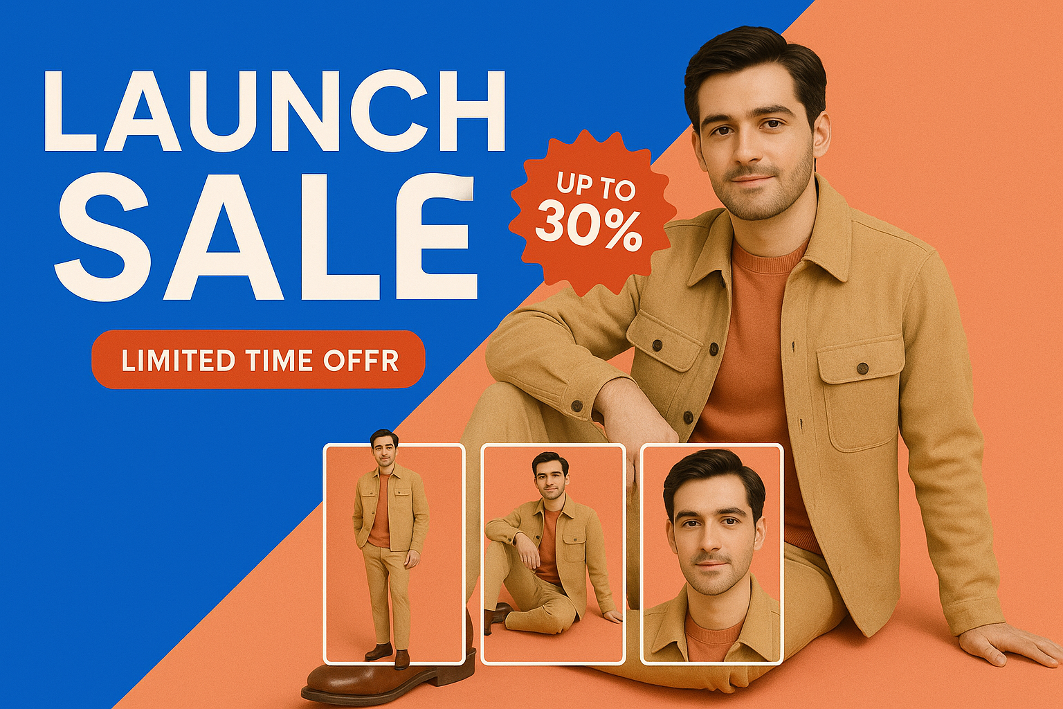 30% OFF Sale Banner - MOCKSTER