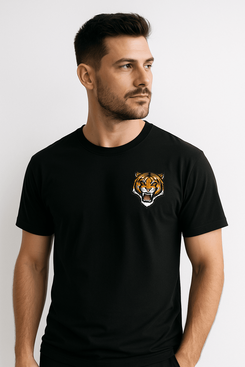 Brave Tiger Graphic T Shirt - MOCKSTER