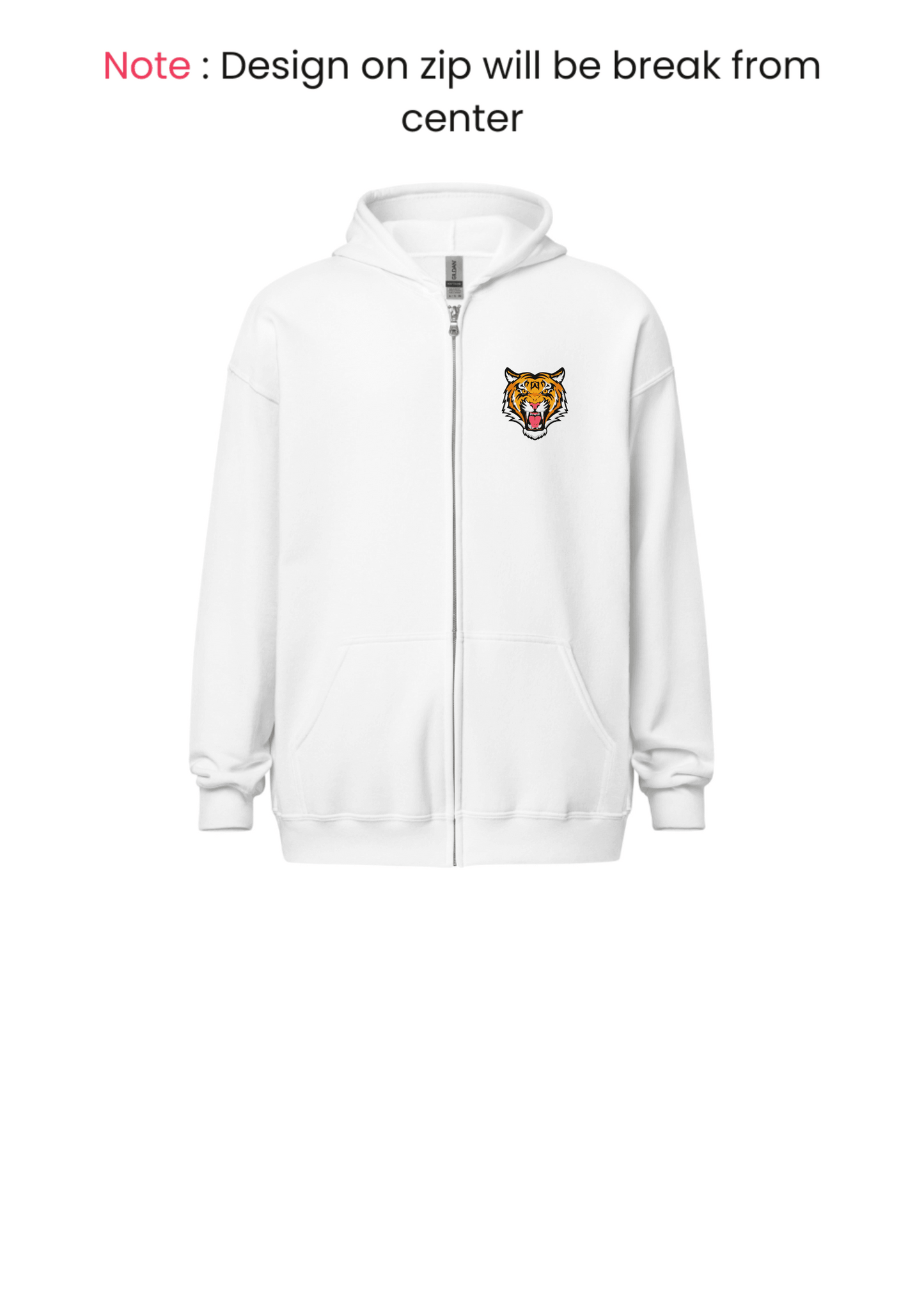 Men's Tiger Zipper Hoodie - MOCKSTER