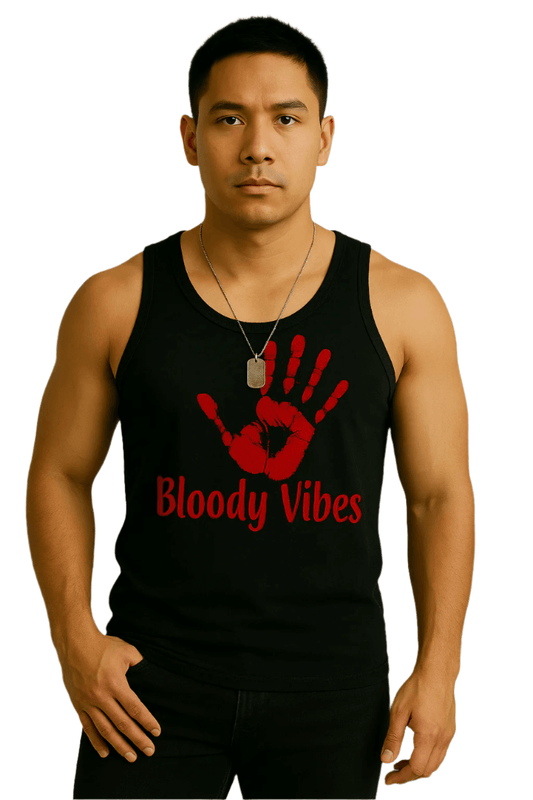 Premium quality bloody vibe graphic vest