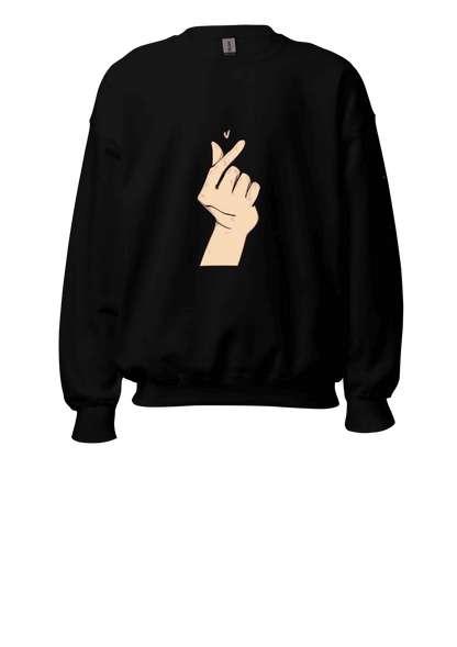 MOCKSTER Finger Heart Sweatshirt - MOCKSTER