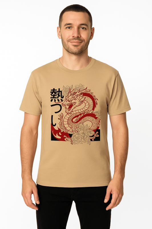 Men's Kanji Dragon T - Shirt - MOCKSTER
