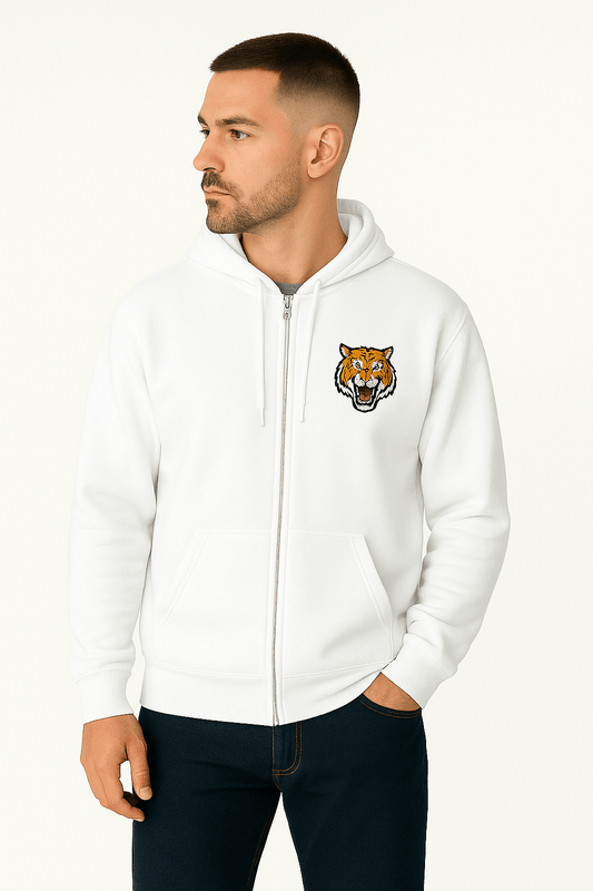 Men's Tiger Zipper Hoodie - MOCKSTER