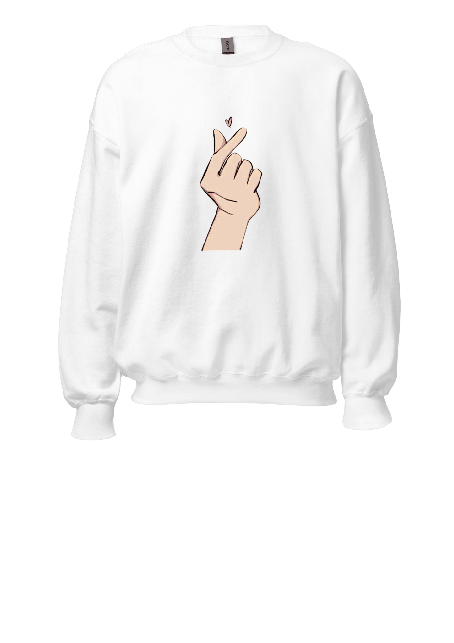 MOCKSTER Finger Heart Sweatshirt - MOCKSTER